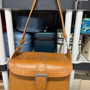Samsonite Vintage Retro Tan Scandia Shoulder Bag